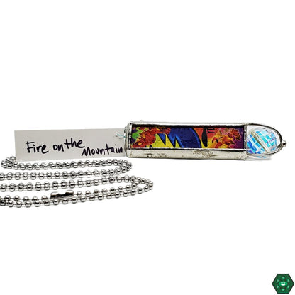 Artistic Glass Pendants: These Katie Did It pendants are not just jewelry; they are miniature works of art, showcasing the artist's skill and creativity.
