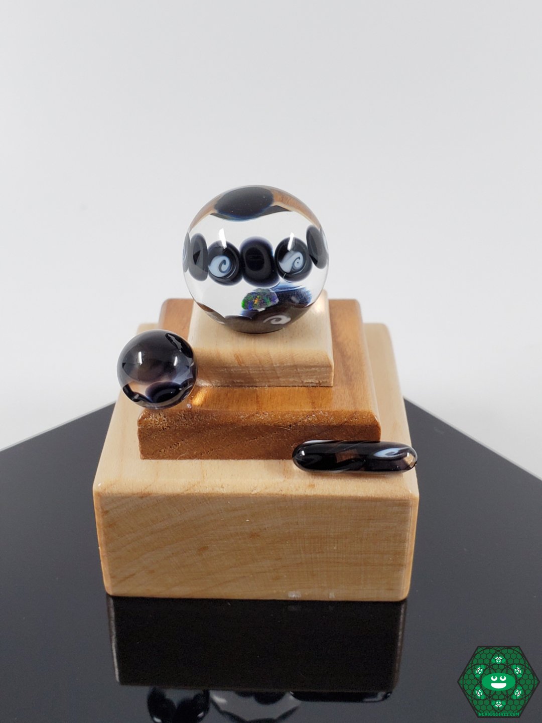 ATH Glass 20-25MM Opal Slurper Marble Set | Dabbing Tools for Smooth Flavor and Improved Heat Retention

