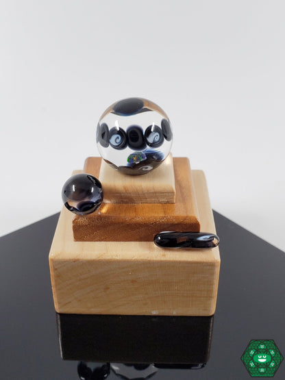 ATH Glass 20-25MM Opal Slurper Marble Set | Dabbing Tools for Smooth Flavor and Improved Heat Retention

