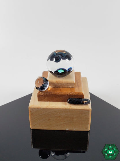 ATH Glass Opal Marble Terp Pills Slurper Set | Improve Dabbing Experience with Terp Valve, Opal Marbles, and Terp Pill

