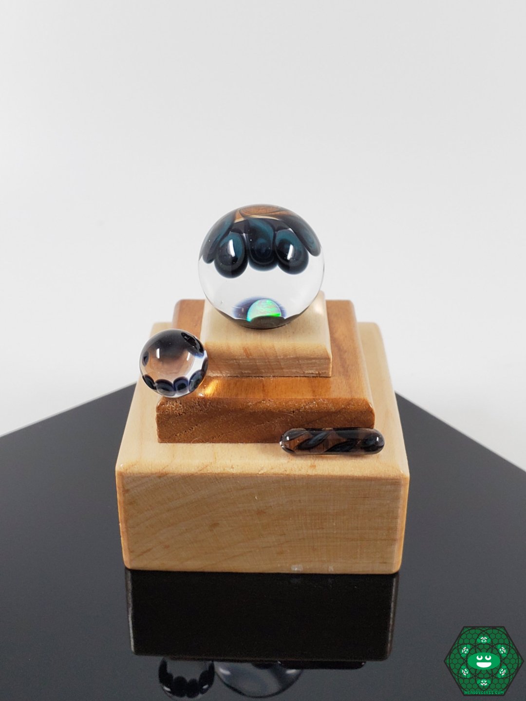 ATH Glass Opal Slurper Set | Designed for 20-25MM Quartz Nails, Featuring Opal Marbles, Terp Valve, and Pill

