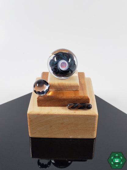 ATH Glass Opal Slurper Set | Intricately Crafted Marbles, Terp Valve, and Terp Pill for Smooth Dabbing Experience

