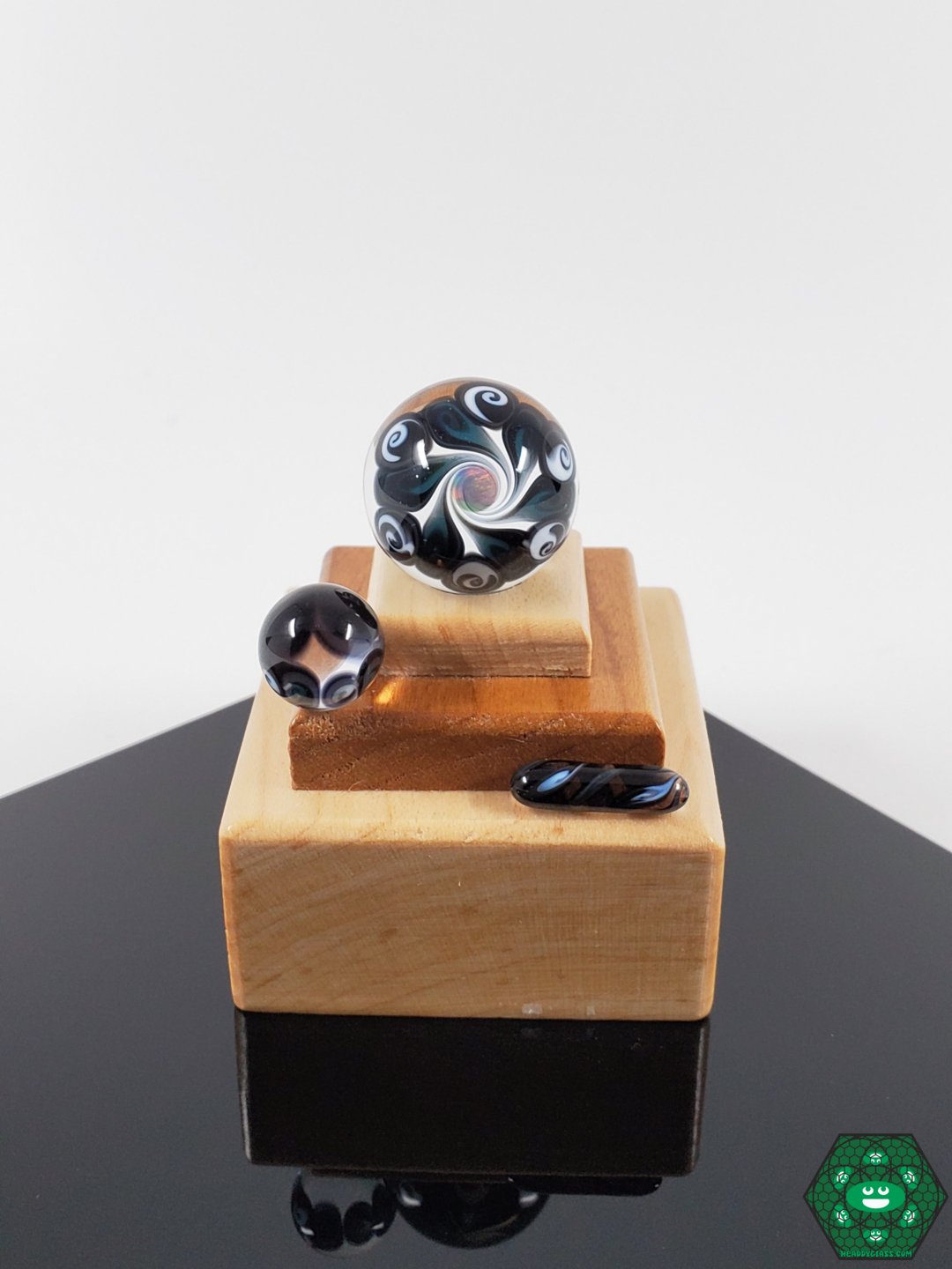 ATH Glass Opal Slurper Set | Stunning Encased Opal Marbles for a Premium and Beautiful Dabbing Experience

