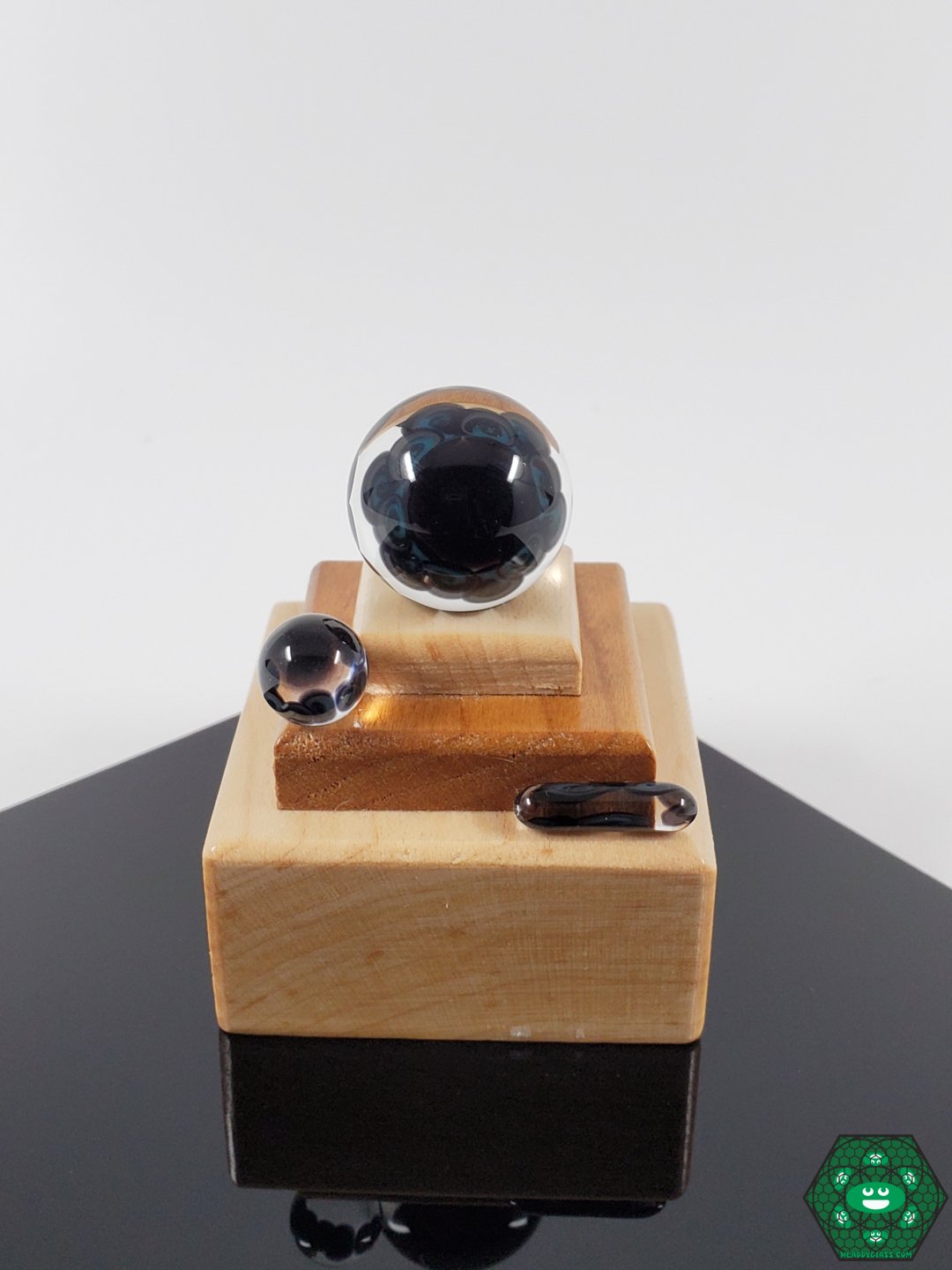 ATH Glass Premium Opal Dabbing Marble Set | Enhances Dabbing with Terp Valve, Terp Pill, and Encased Opal Design

