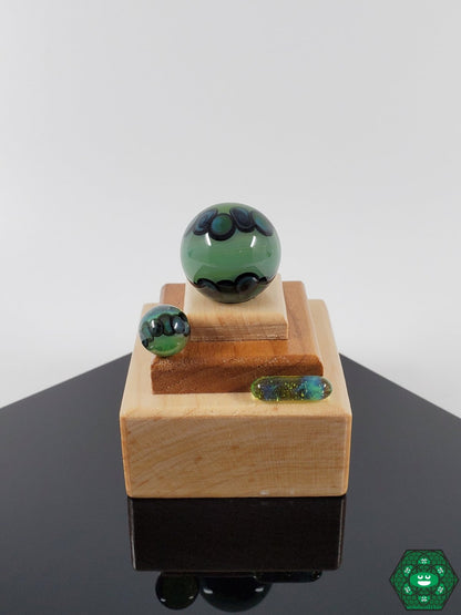 ATH Glass Twisted Slurper Set | High-Quality Glass Design with Precision Fit for Quartz Nails

