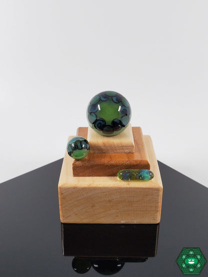 ATH Glass Twisted Slurper Set | Vapor Enhancement with Marble and Terp Valve for Cleaner Hits

