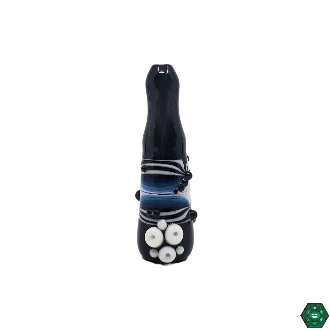 B Murphy Onie | Compact, Durable Handcrafted Glass Chillum for Quick and Smooth Smoking

