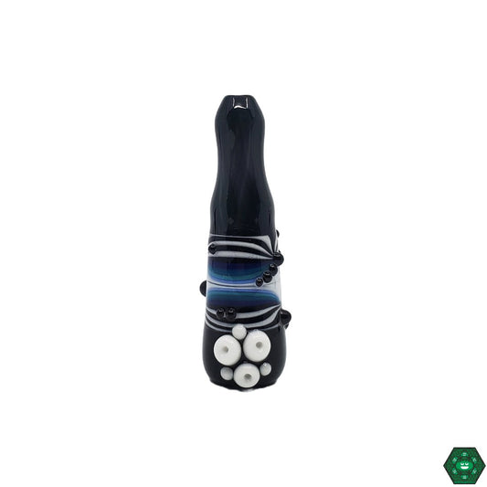 B Murphy Onie | Compact, Durable Handcrafted Glass Chillum for Quick and Smooth Smoking


