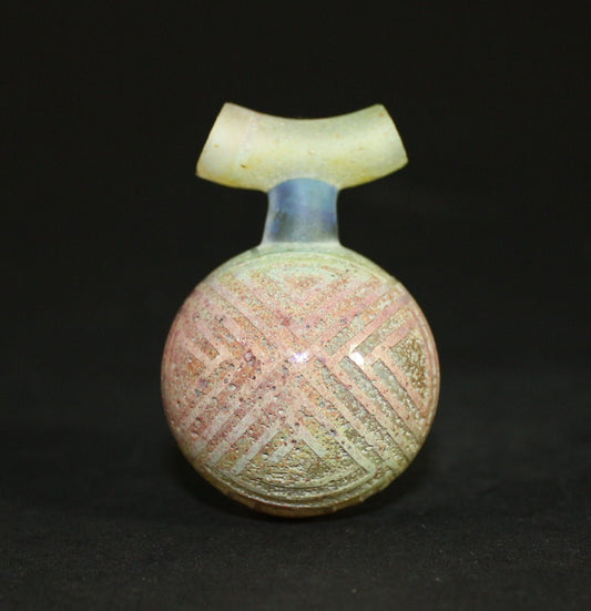 Bearclaw Space Key Pendant - A futuristic glass art pendant for collectors and space enthusiasts.
