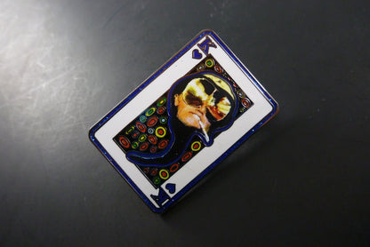 Bold King of Vegas Casino-Themed Enamel Pin | Retro Vegas-Inspired Design with High-Quality Enamel Build for Jackets, Hats, and Bags

