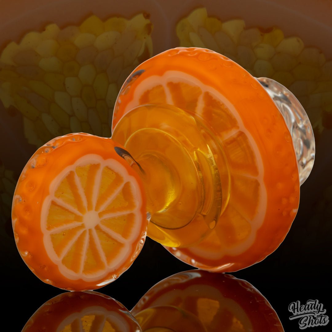 Boro Benjamin x Lyons Spinner Cap | Durable Glass Carb Cap for Dabbing with Enhanced Airflow and Flavor

