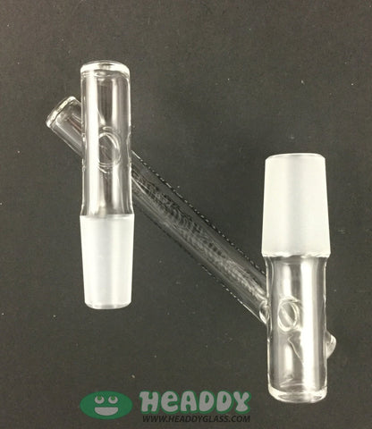 Borosyndicate 18mm to 14mm Drop Down Adapter | Durable Glass Adapter for Seamless Compatibility and Heat Control in Glass Setups


