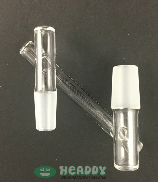 Borosyndicate 18mm to 14mm Drop Down Adapter | Durable Glass Adapter for Seamless Compatibility and Heat Control in Glass Setups

