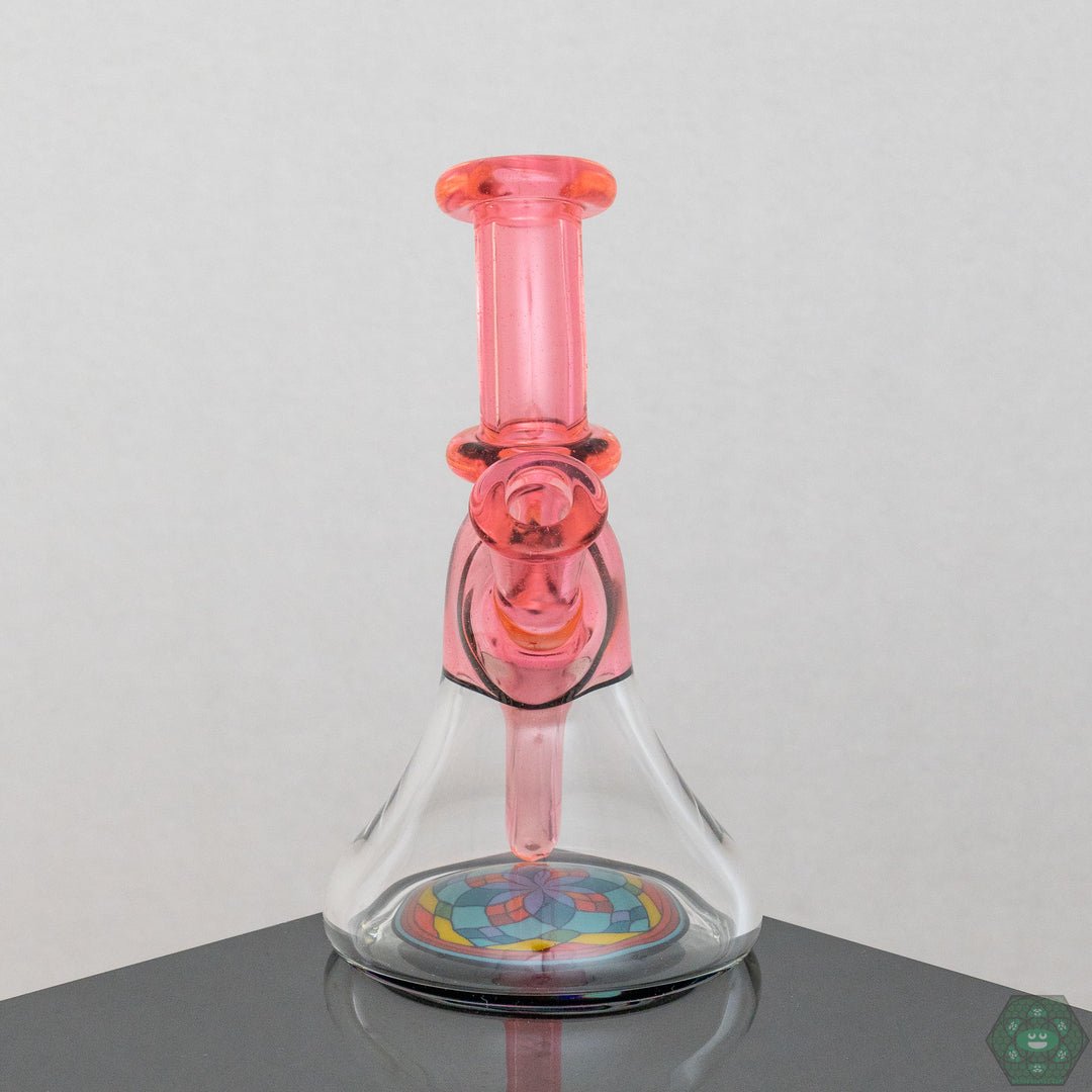 Brian Jacobson Mini Water Tube in plasma glass design, an exquisite artistic piece for glass collectors