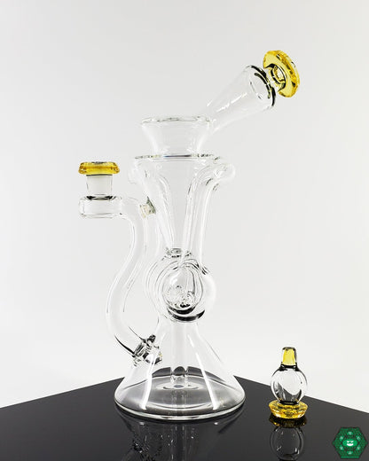 Brick Glass Internal Recycler #1, a premium dabbing accessory with an optimized internal recycling system.