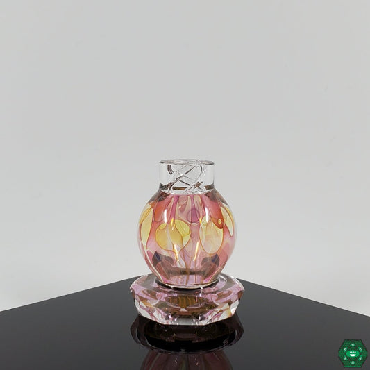 Brick Glass X Worm Glass Spinner Cap, a high-quality dabbing accessory for enhanced airflow and vapor control.