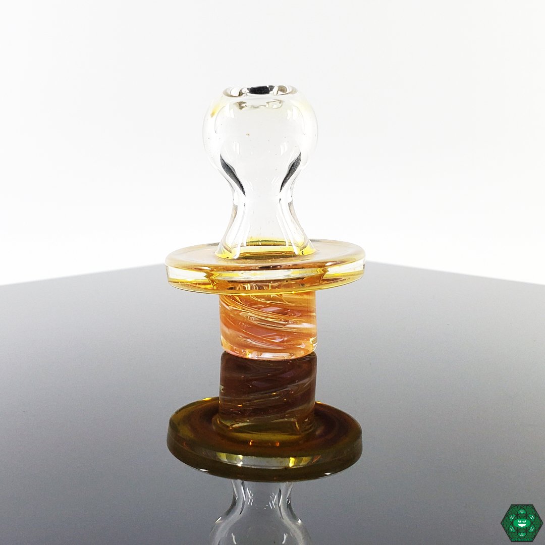 Bronx Glass Spinner Cap with precision airflow and unique spinner design for smooth, controlled dabbing.