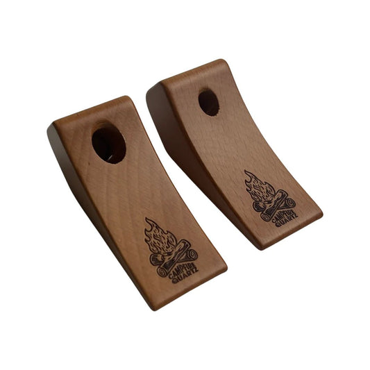 Campfire Quartz - Wooden Display Stand - @Campfirequartz - HG