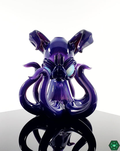 Casto Glass Octo Bunny, a unique 10mm heady glass rig with an animal-inspired design, balancing creative form and smooth functionality, ideal for collectors and enthusiasts seeking a one-of-a-kind addition.
