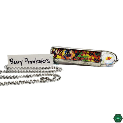 Collectible Glass Pendants: Add to your collection of unique glass art with these handcrafted and artistic pendants by Katie Did It, available at Headdy Glass.