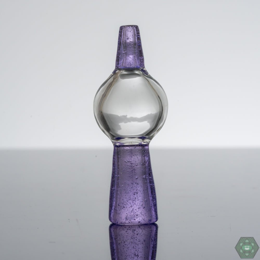 Colorful Glass Bubble Caps: These Kayo Glass bubble caps are available in a variety of vibrant colors, including Pomegranate, Purple Lollipop, Syzygy, and Sunset Slyme.