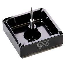 Compton Grinders Melamine Ashtray, a durable and stylish smoking accessory made with premium melamine construction, featuring a sleek, modern design, easy cleaning, and compact size, ideal for smokers and daily use.