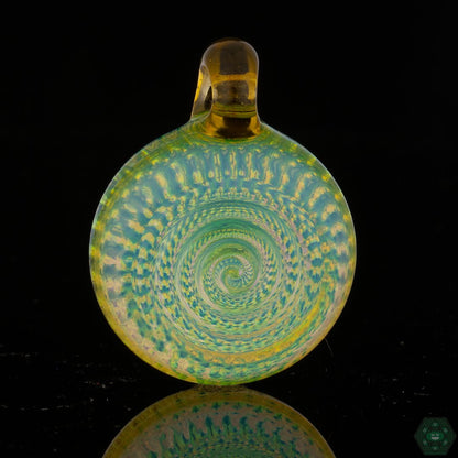 Cone 12 Flat Glass Spiral Mandala - OG Northstar Opaline & Terps - Cone 12 Flat Glass - HG