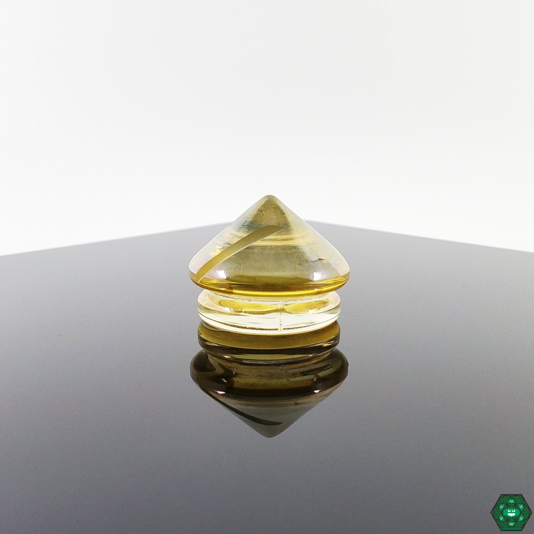 Cone Spinner Cap for Optimal Airflow: The STR8 Glass Cone Spinner Cap is designed to provide maximum airflow control for perfect dabs.