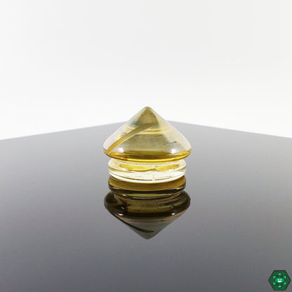 Cone Spinner Cap for Optimal Airflow: The STR8 Glass Cone Spinner Cap is designed to provide maximum airflow control for perfect dabs.