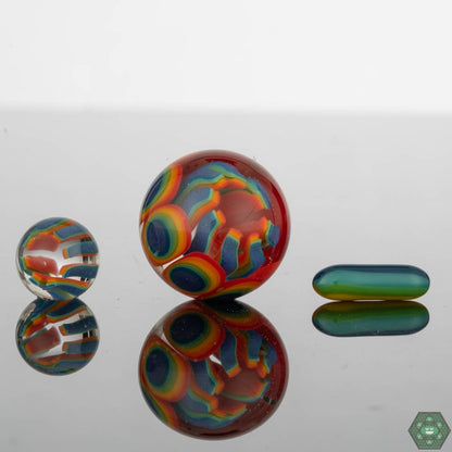 Crowman Crothers Dotstack Slurper Sets – Professional-grade dab accessories with intricate dotstack patterns for optimal performance.