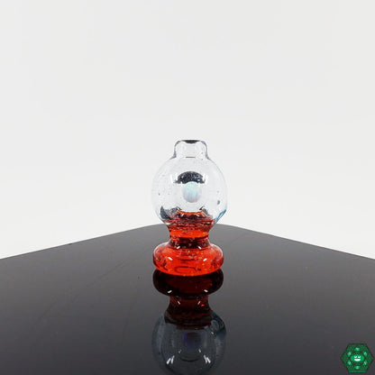  Crushed Opal Puffco Cap: The Soup Glass crushed opal carb cap adds a touch of elegance and functionality to your Puffco Peak, enhancing airflow and vapor production.