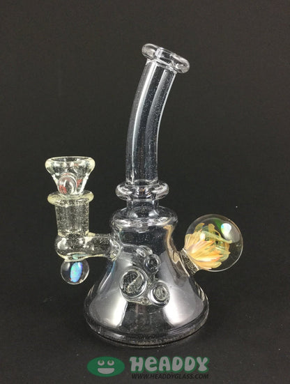 Crux Glass Minitube #4, a compact and artistic glass piece designed for enthusiasts who appreciate style and functionality.