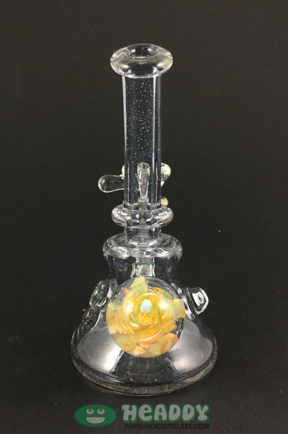 Crux Glass Minitube #4, a small yet durable glass piece crafted for smooth, enjoyable sessions.