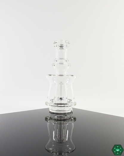  Custom Puffco Glass: Ery Glass creates unique attachments for Puffco devices, designed for enhanced function with a one-hole perc and crafted in a 4.25"-5" height and 1.75" diameter.