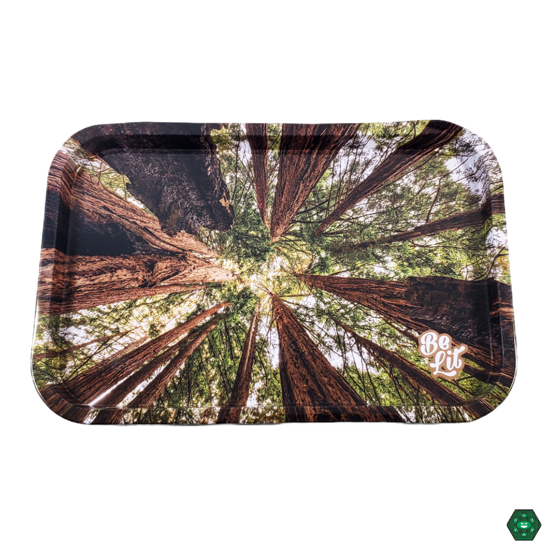  Be Lit Medium Rolling Tray - Sleek & Functional. This medium-sized tray combines sleek design with functionality, providing a smooth surface ideal for everyday rolling needs.