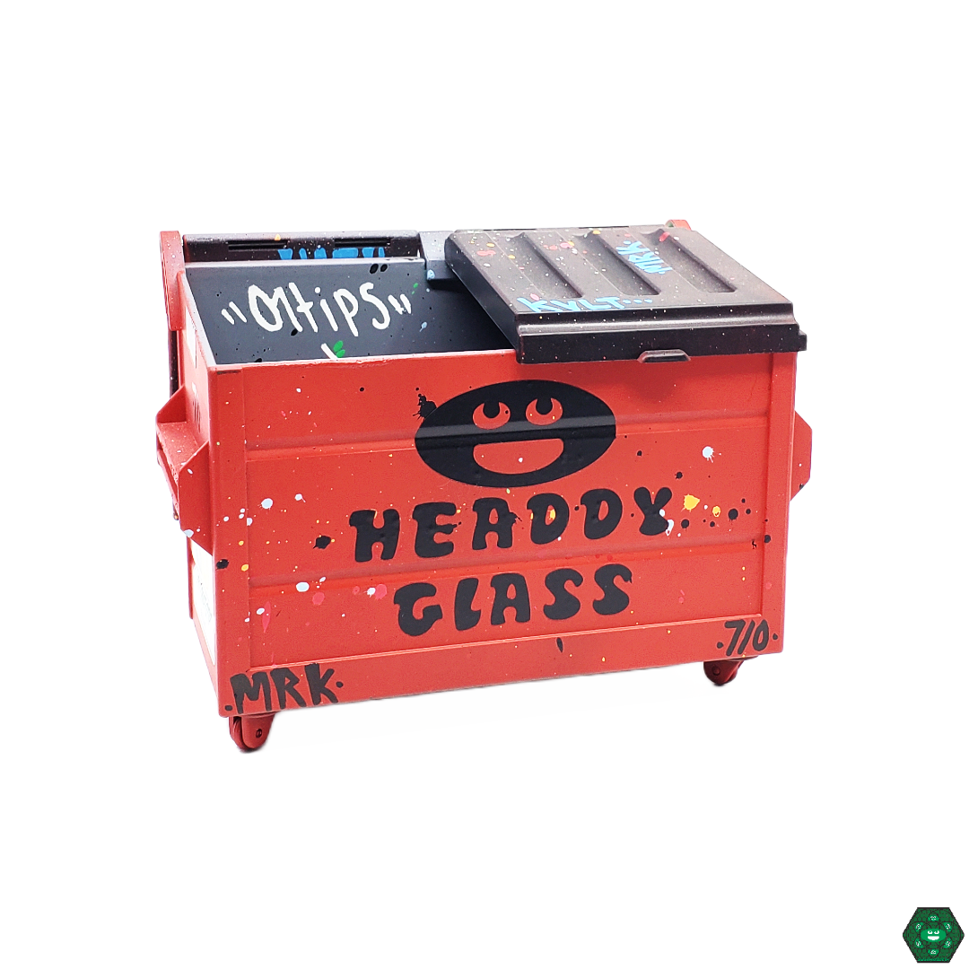 Dab Dumpsters with Headdy Logo as part of a gift set, offering a stylish and functional storage solution for dabbers.