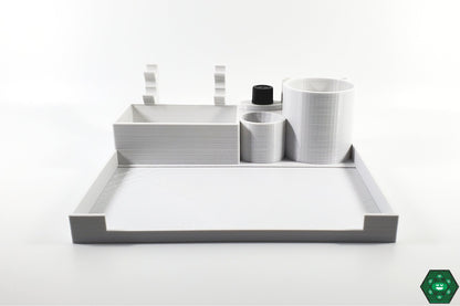Dabtray with Torch Storage: The ODT Dabtray includes compartments specifically designed for storing your dabbing torches safely and conveniently.