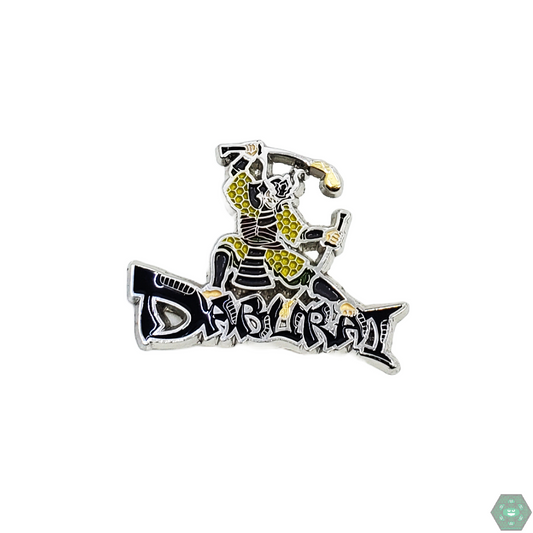 Daburai Hat Pin, a unique blend of dab culture and samurai style, offering an artistic touch to any outfit or collection