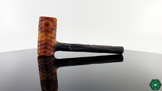 Deranged Lion - Corn Cob Pipe - @Derangedlionglass - HG