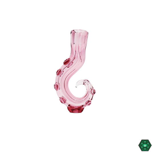 Wicked Glass Gold Ruby Tentacle Onie - Artistic Glass Design