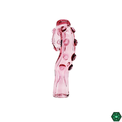 Wicked Glass Gold Ruby Tentacle Onie - Artistic Glass Design
