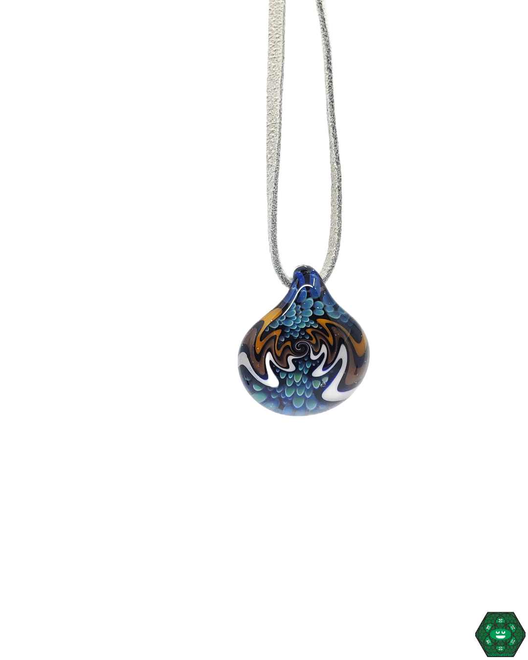 Wig Wag Pendy - Colorful Handmade Glass Pendant