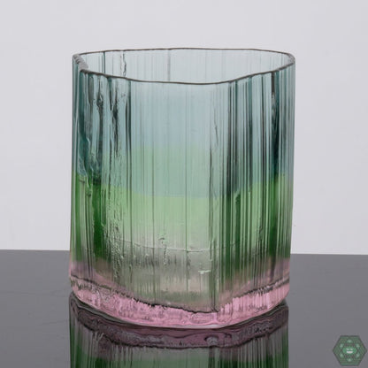 Rocks Glass for Display: This artisan rocks glass is not only functional but also a beautiful piece to display in your home or bar.