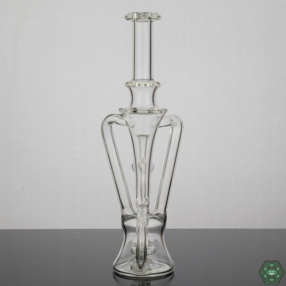 Dual Uptake Dab Rig: The Prophecy Glass Recycler #9 features a dual uptake design for smooth and continuous hits.