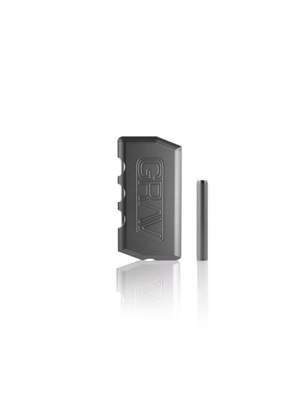 Dugout with Storage: The GRAV® Dugout features two separate chambers, one for flower storage and one for the spring-loaded aluminum taster.