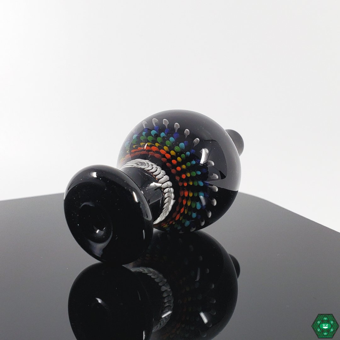 Durable Glass Bubble Cap: Made with durable glass, the Steve H Bubble Cap is built to withstand regular use and enhance dabbing performance.