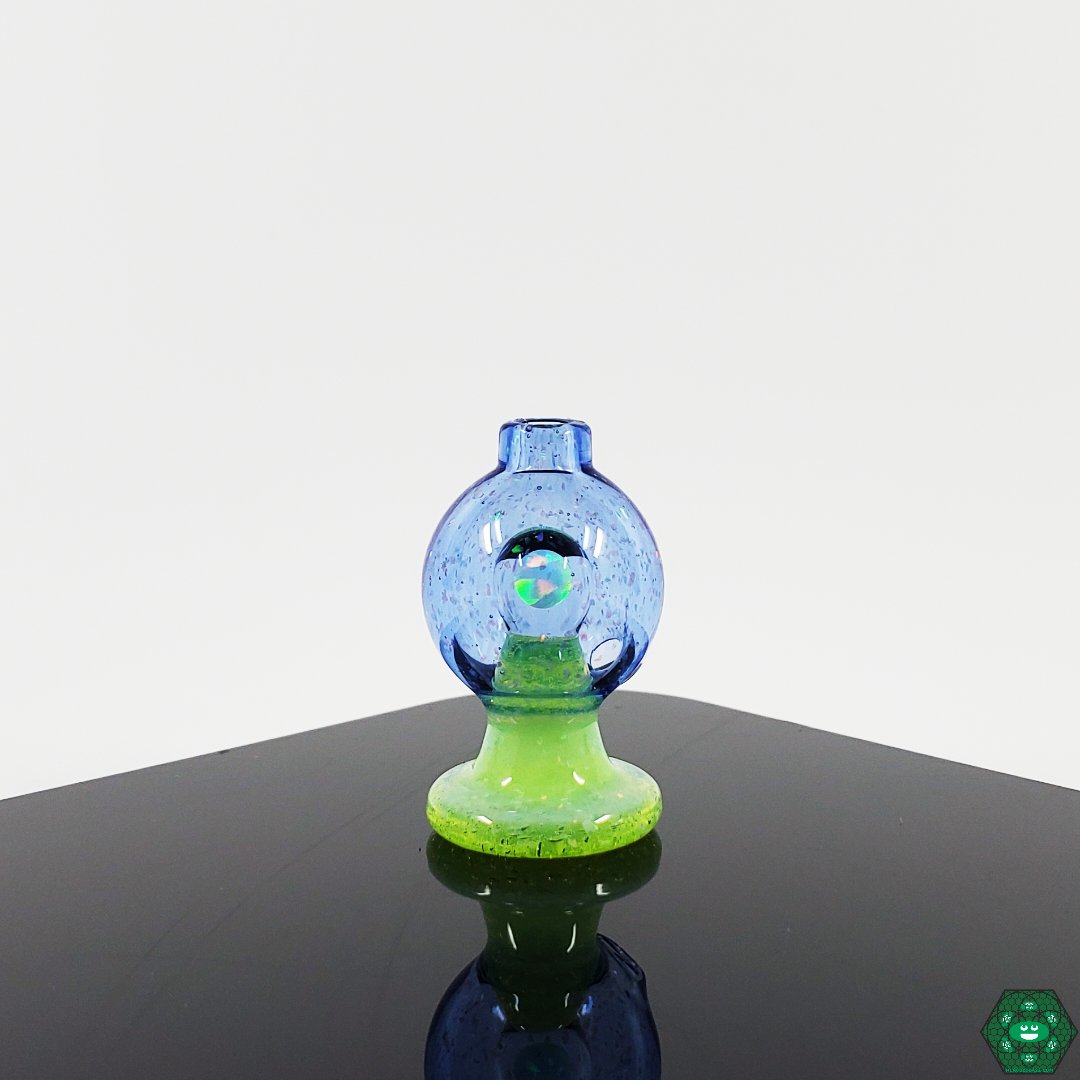 Durable Puffco Carb Cap: Made from high-quality materials, the Soup Glass crushed opal Puffco cap is built for long-lasting use.