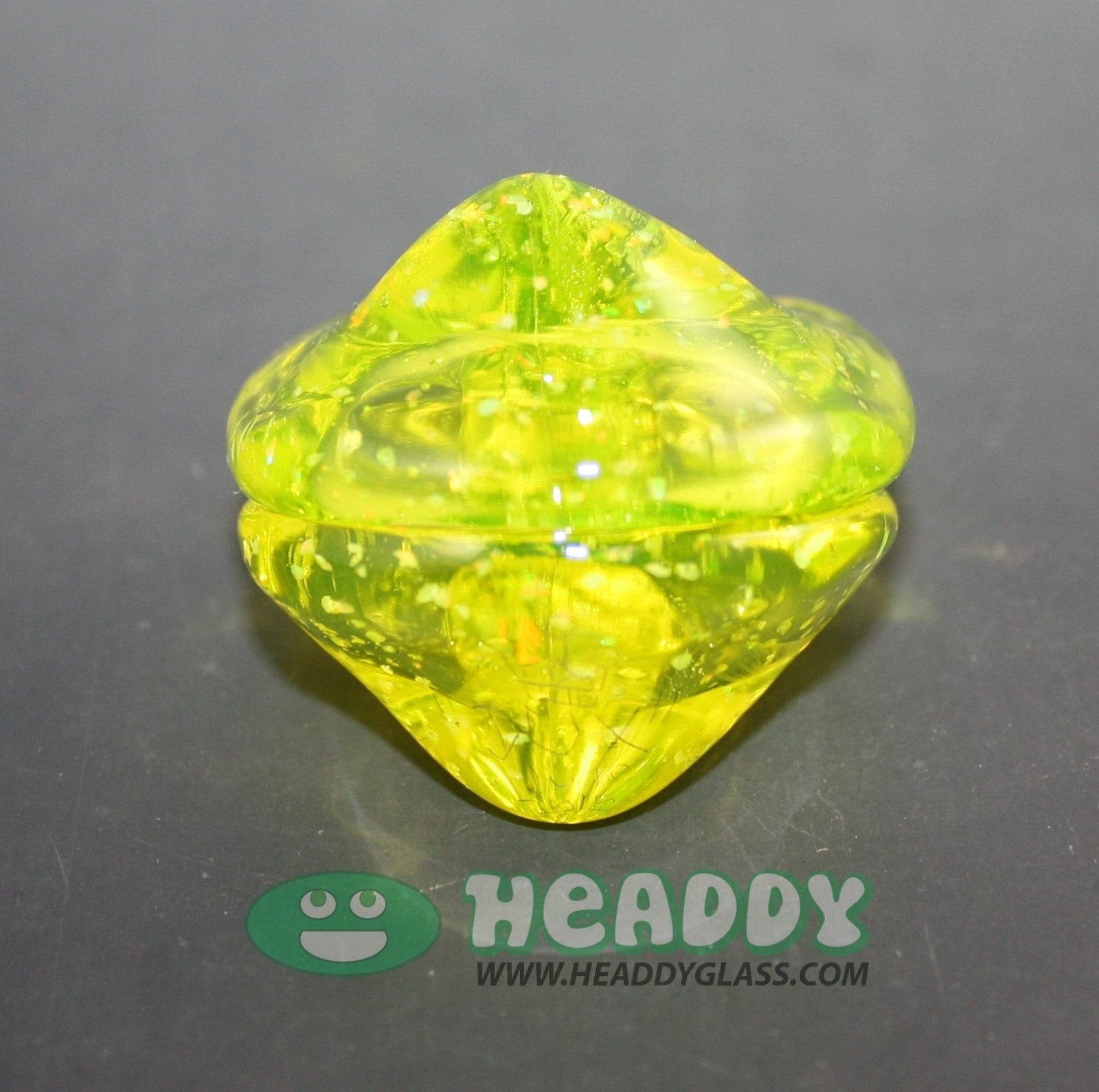 Dux Glass half life opal tech fortune cookie pendant - @DuxGlass - HG
