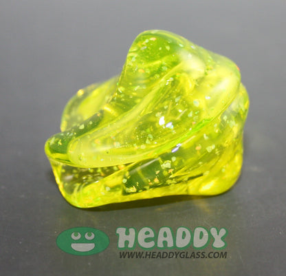 Dux Glass half life opal tech fortune cookie pendant - @DuxGlass - HG