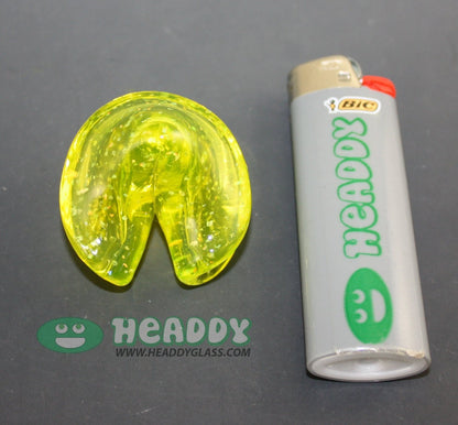 Dux Glass half life opal tech fortune cookie pendant - @DuxGlass - HG